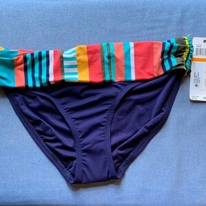 Colorful Striped Bikini Bottom
